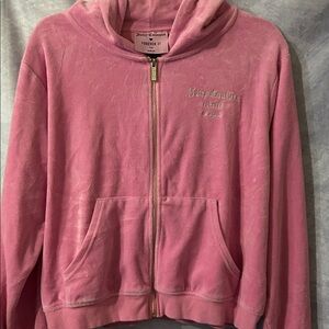Y2K Juicy Couture Velour Pink x forever 21 hoodie